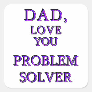 パパ、LOVE YOU PROBLEM SOLVER 2 スクエアシール