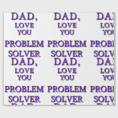 パパ、LOVE YOU PROBLEM SOLVER 2 ラッピングペーパー (フラット)