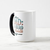 パパ: My Hero, My Guide - 15 oz Morphing Mug モーフィングマグカップ (正面左)