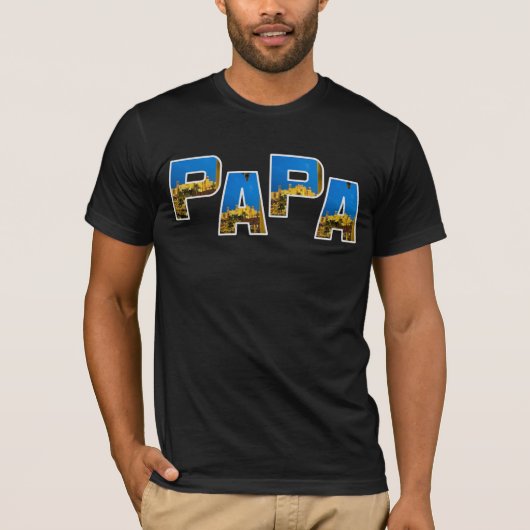 パパ。 Tシャツ (正面)