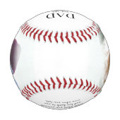 パパ「You Are 最高の The」写真名&引用文 野球ボール (裏面)