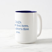 パパAソンズファースト英雄A娘ファースト・ラブ ツートーンマグカップ (正面右)