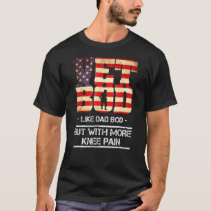 パパBodのようなメンズベットボディが、より多くの膝の痛みを持つ Tシャツ