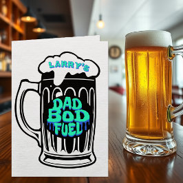 パパBod燃料ビールスタイおもしろいン父の日 シーズンカード