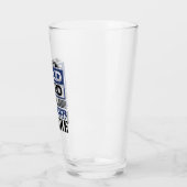 パパbod父親の姿おもしろいビアユーモア タンブラーグラス (左)