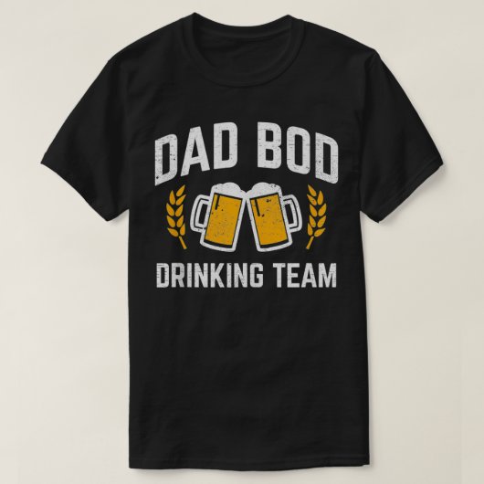 パパBod飲みチームビアドリンカーファーザー Tシャツ (デザイン正面)