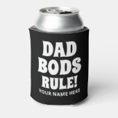 パパBODSルールのクおもしろいロパーソナライズされたーラー 缶クーラー (缶裏面)