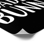 パパBunnyイースター妊娠ママのマッチングカップル ポスター (角)