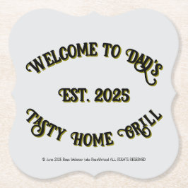 パパby RoseWrites紙Coaster ペーパーコースター