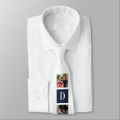 パパColorblock 4枚のフォトコラージュパーソナライズされた ネクタイ (タイ)