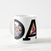 パパD A d父の日の写真 コーヒーマグカップ (正面左)