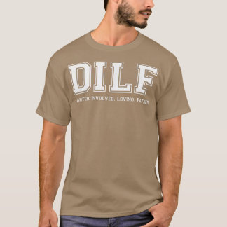 パパDILF DEDが関与する愛の父親引用文T Tシャツ