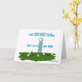 パパDNAにゴルフが! カード (黄色い花)