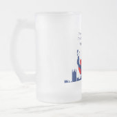 パパen Sagrada Família フロストグラスビールジョッキ (左)