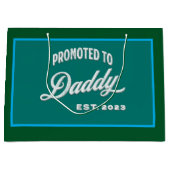 パパEstに昇格。2023年、初めての父 ラージペーパーバッグ (正面)