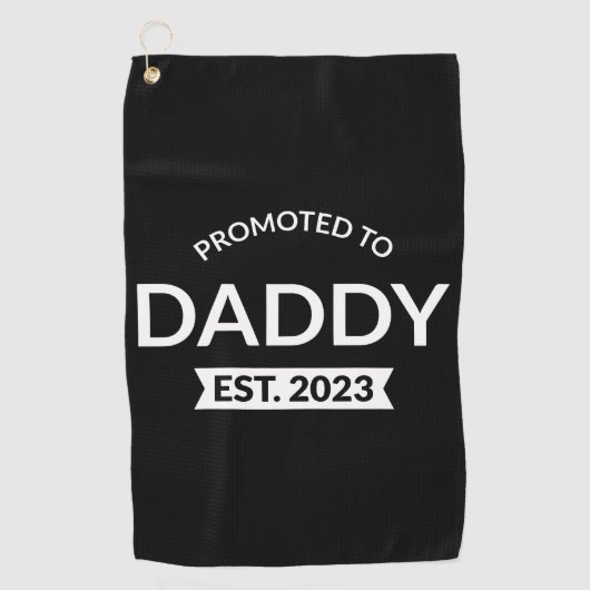 パパEstに昇格。2023 II ゴルフタオル (正面)