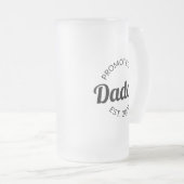 パパEstに昇格。2024 I フロストグラスビールジョッキ (正面右)