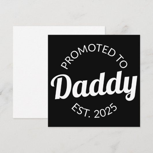 パパEstに昇格。2025 I 案内状 (正面/裏面)