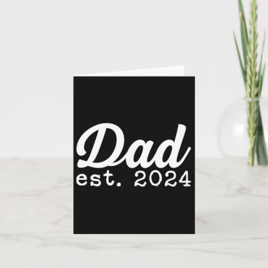 パパEst 2024 First Fanteers Day 24 Promoted To Dadd カード (正面)
