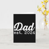 パパEst 2024 First Fanteers Day 24 Promoted To Dadd カード (黄色い花)