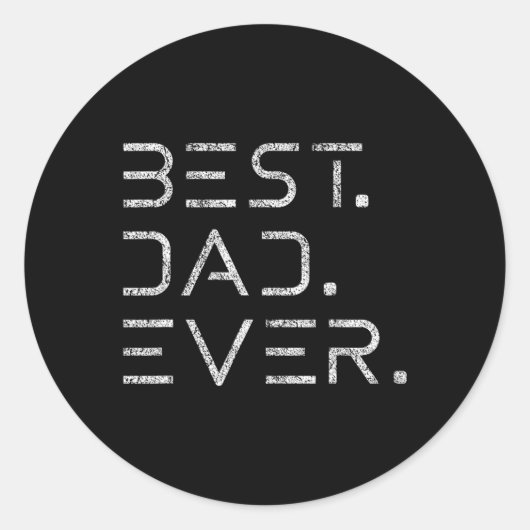 パパEver Shirt モダン Developer Programmer Faters ラウンドシール (正面)