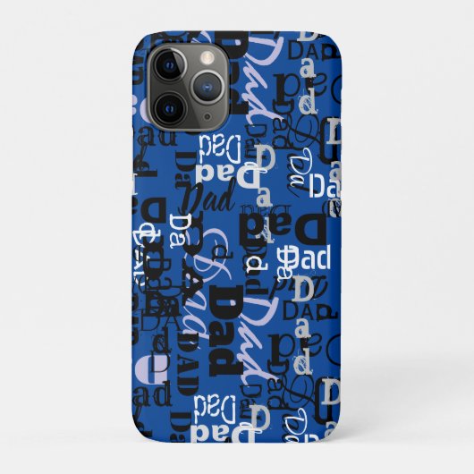 パパFATERS日贈り物の電話カバーブルー Case-Mate iPhoneケース (裏)