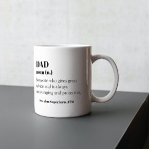 パパFunnyDefinition単語名詞贈与父の日 コーヒーマグカップ