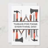 パパHandyman, Tools, Father's Day, Daddy誕生日 シーズンカード (正面)