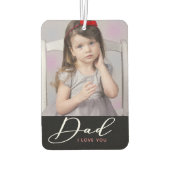 パパI Love You 2 Photo カーエアーフレッシュナー (裏面)