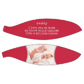 パパI Love You Posal - カスタムPhoto Red Decorative バスケットボール (パネル)