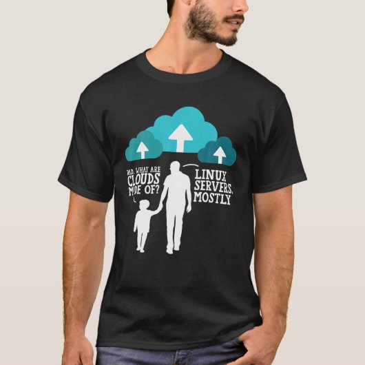 パパLinuxサーバで構成されるクラウドの大部分はG Tシャツ (正面)