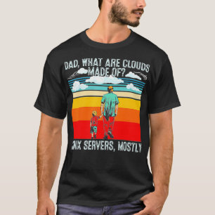 パパLinuxプログラマレトロ Tシャツ