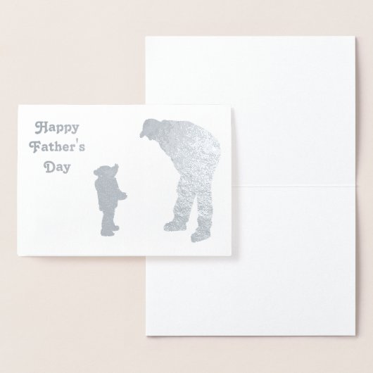 パパ'n'キドー2シルエット父のデイカード 箔カード (ディスプレー)