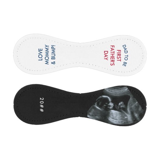 パパSonogram Photo First Faters Day 野球ボール (パネル)