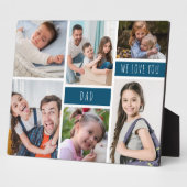 パパWe Love You Photo Collage フォトプラーク (側面)