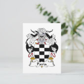 パビア家紋 ポストカード (スタンド正面)