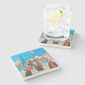 パビクトリアンリ ストーンコースター (横)