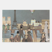 パビクトリアンリ ラッピングペーパーシート (正面2)