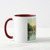 パビリオンベルアイルデトロイトミシガン1915ヴィンテージ マグカップ (左)