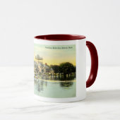 パビリオンベルアイルデトロイトミシガン1915ヴィンテージ マグカップ (正面右)