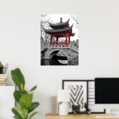 パビリオン中国の ポスター (ホームオフィス)