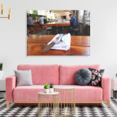 パビリオン キャンバスプリント (インサイチュ (リビング))