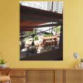 パビリオン キャンバスプリント (インサイチュ (リビング))