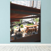 パビリオン キャンバスプリント (インサイチュ (ウッドフロア))