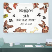 パピおもしろいー子供の誕生日 横断幕 (トレードショー)