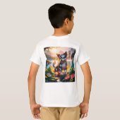 パピお洒落ー・ウォーター・カラーTシャツ Tシャツ (裏面フル)