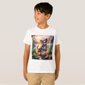 パピお洒落ー・ウォーター・カラーTシャツ Tシャツ (正面フル)