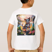 パピお洒落ー・ウォーター・カラーTシャツ Tシャツ (裏面)