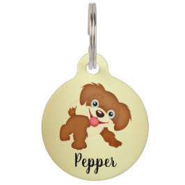 パピよくはしゃぐー ペット　ネームタグ