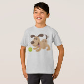 パピよくはしゃぐー Tシャツ (正面フル)